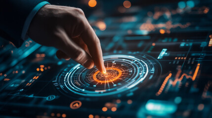 Obraz premium Business navigation for recovery: an abstract representation of a compass guiding entrepreneurs to resume growth during an economic crisis, emphasizing the themes of rethinking, reinventing, and recov