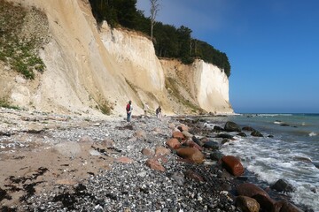 Strand und Kreidefelsen auf Rügen