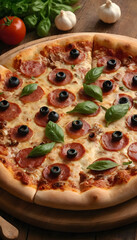 Culinary Delight: A Delicious Pizza Presentation