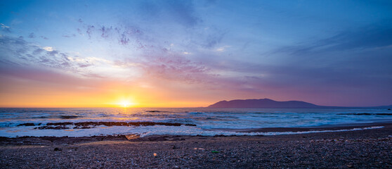 Impressive nuances in the clouds at sunset, Antofagasta, Chile