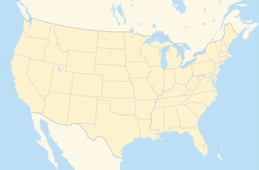 Map of the Contiguous United States