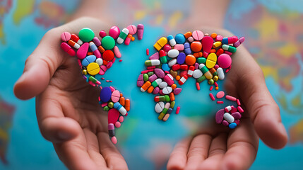A compelling image representing global health initiatives and collaborations.