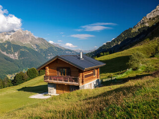 Fototapeta premium mountain lodge