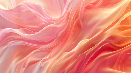 Obraz premium 3d wallpaper abstract background business background, Smooth 3D curves with soft, blended gradient tones.