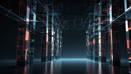 abstract background with lights