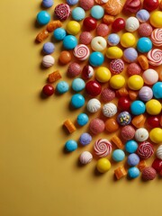 Obraz premium colorful chocolate candies