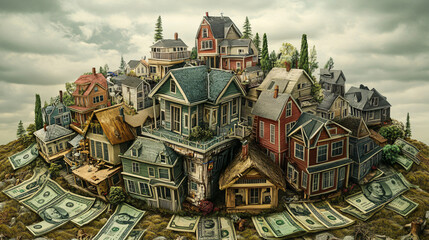 A compelling image capturing the essence of community-led initiatives addressing wealth inequality.