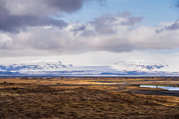nature sceneries in the area surrounding Vik, Vik I Myrdal, Iceland