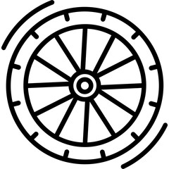 Obraz premium Tyre Icon