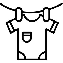 Hanging Dry Icon