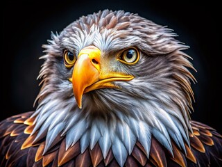 Fototapeta premium Isolated Eagles and Birds of Prey Collection for Architectural Photography and Design Projects