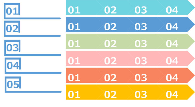 ビジネス用フレームのグラフィック素材イラスト