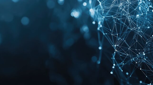 The artwork features an abstract depiction of Earth, emphasizing global networks and cyber technology in a dark setting