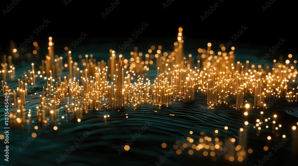 Poster the artwork features an abstract depiction of earth, emphasizing global networks and cyber technolog