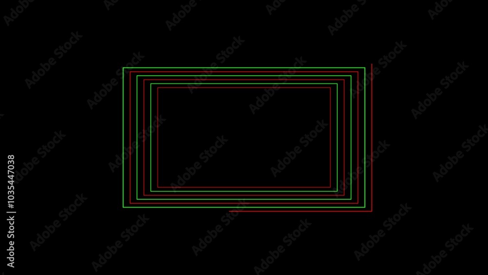 Aufkleber vector squares icon in a styles – rounded squares – flat and outline shapes isolated on black backgr