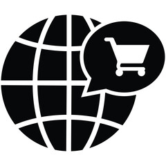 Ecommerce, cart, online icon