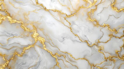 Naklejka premium Luxurious abstract marble background reflecting gold paths