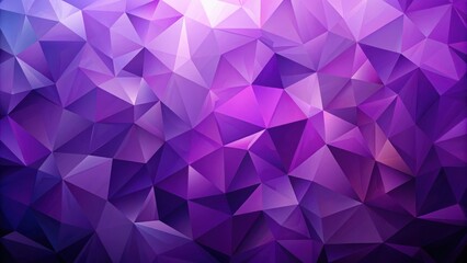 Fototapeta premium Abstract Geometric Pattern with Interlocking Triangles in Shades of Purple and Violet