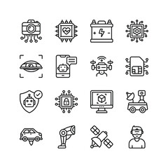 Take a look at this amazing icons set of artificial intelligence