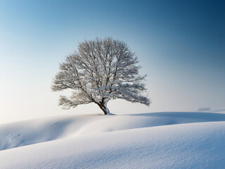 Obraz premium tree in snow