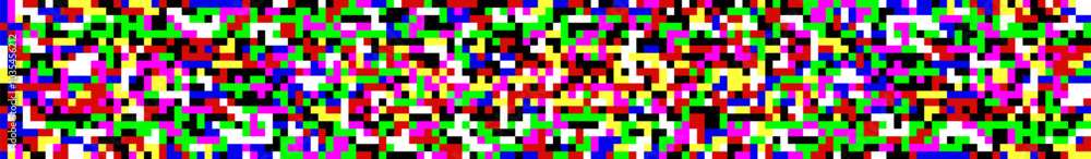 Poster a colorful pattern of squares and rectangles