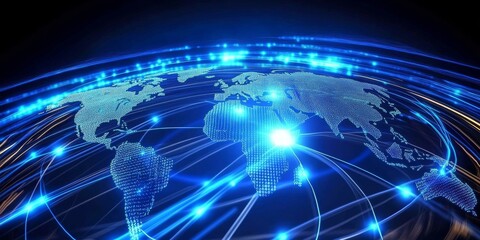 The world is connected through a fast and reliable internet network. This technology allows for quick data transfer, bridging continents and cultures.