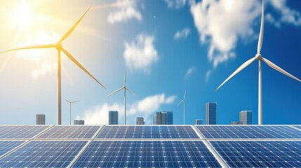 Exploring the Future of Renewable Energy Solar Panels and Wind Turbines Driving Carbon Neutrality Initiatives in Urban Landscapes