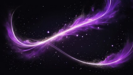 Fototapeta premium Abstract lines with dust and spark radiant stars cast a magical glow for backgrounds, wallpaper, web pages, banners, etc.