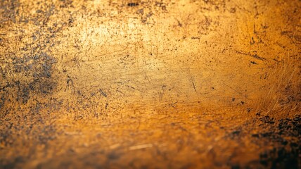 Textured golden surface, abstract background, artistic design element.