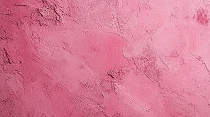 Textured pink wall background with subtle details and imperfections.