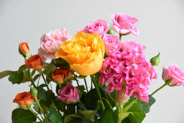 カラフルな花束