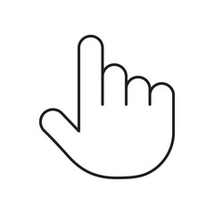 Hand pointer icon