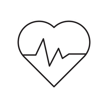 recommend clip art: Heartbeat icon