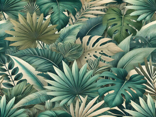 Obraz premium background_texture_tropical