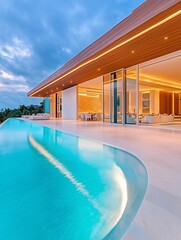 luxury swimming pool,generated ai