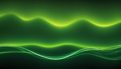 A smooth, flowing green abstract background ideal for modern design projects, conveying tranquility and harmony.