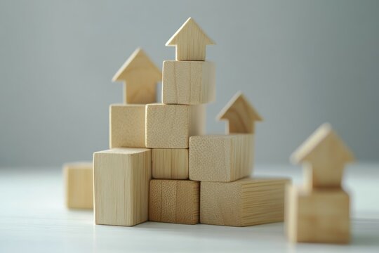 Wooden Blocks for Growth and Development Visualization