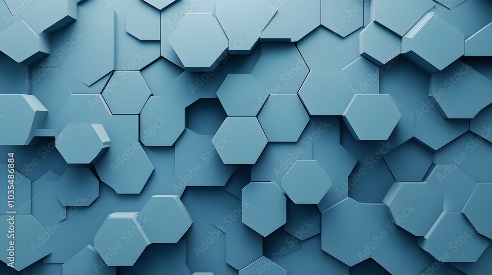 Poster hexagons pattern. geometric abstract background with simple hexagonal elements. medical, technology 