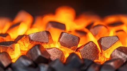 Analyze the impact of alloying elements on the solidus and liquidus temperatures of metals, Close-up of glowing metallic cubes