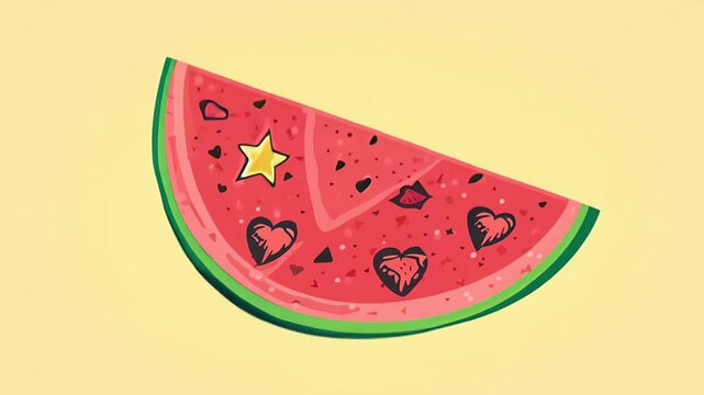 slice of watermelon