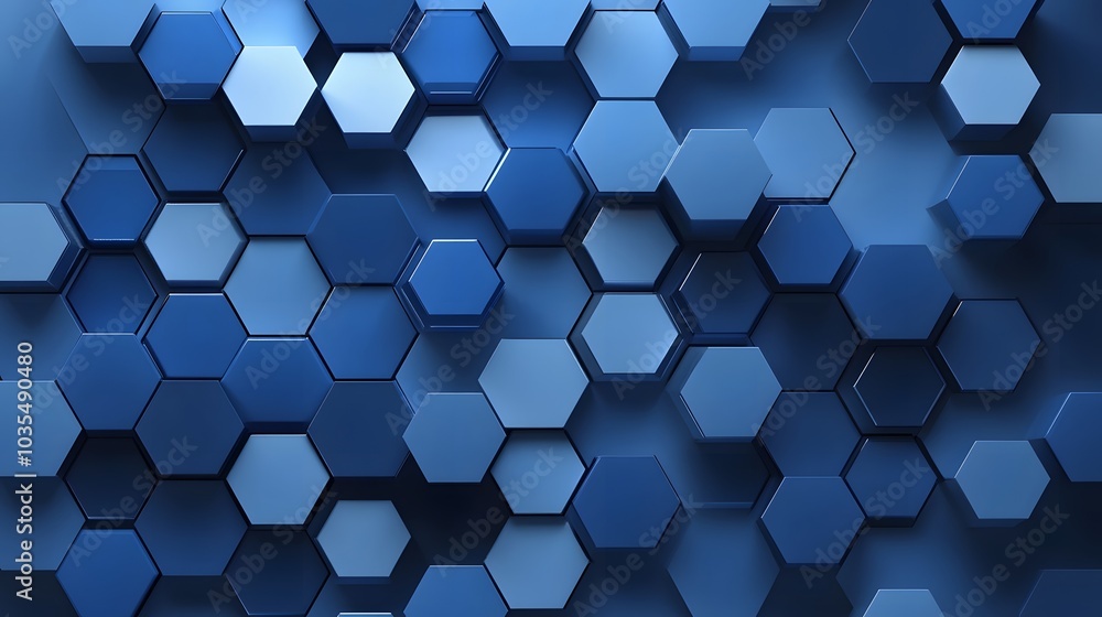 Poster hexagons pattern. geometric abstract background with simple hexagonal elements. medical, technology 
