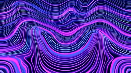 Obraz premium Vibrant Abstract Hand-Drawn Digital Art, A colorful and dynamic composition blending shapes and textures, evoking emotion through expressive strokes and vivid hues.