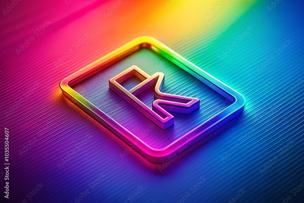 Poster prescription icon in tilt-shift photography style - editable vector design element for high-quality 