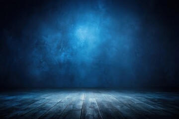 abstract midnight blue background with depth of field