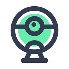 Fototapeta premium Bicolor cartoon icon pack