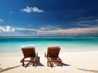 two chairs in paradise