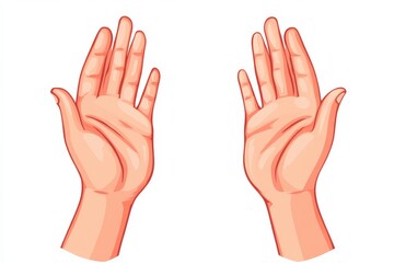 Applause Sign. Joyful Red Applause Sign on White Isolated Background