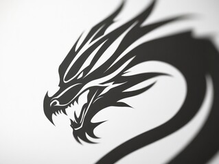 Obraz premium black and white tattoo