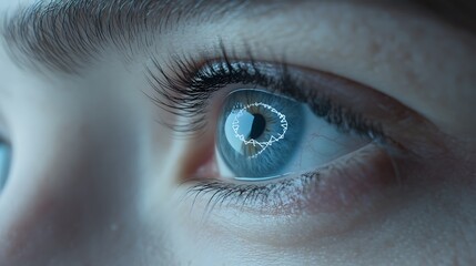 Fototapeta premium Icy DNA Gaze