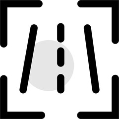 Big data related education technology outline icon pack